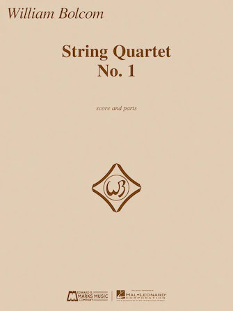 Bolcom: String Quartet No. 1 - Score And Parts
