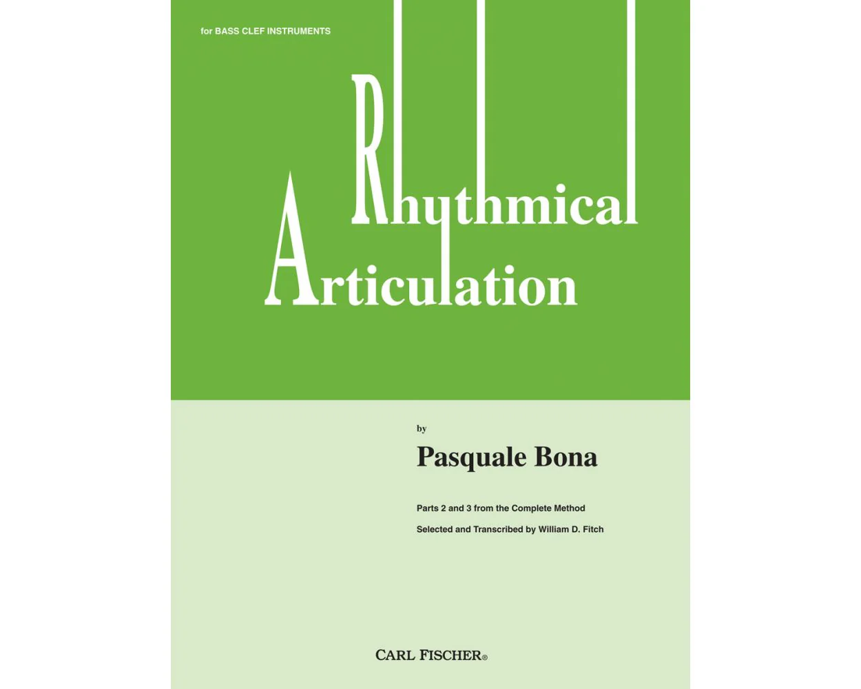 Bona Rhythmical Articulation for Bass Clef Instruments