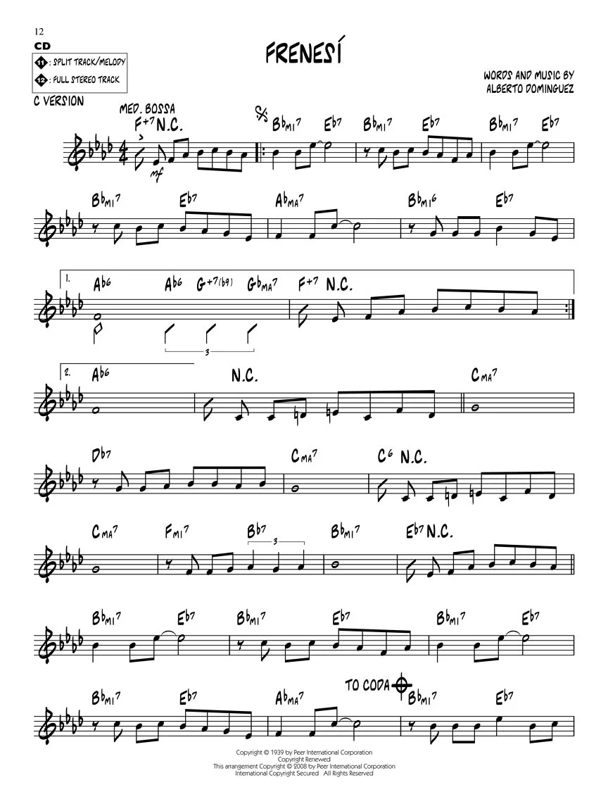 Bossa Nova Classics - Jazz Play-Along Volume 84 - Image 4
