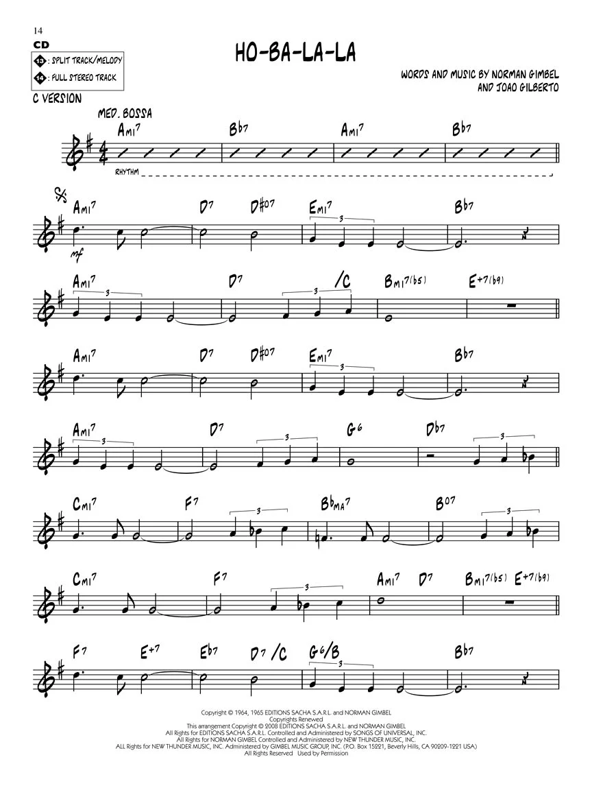 Bossa Nova Classics - Jazz Play-Along Volume 84 - Image 5