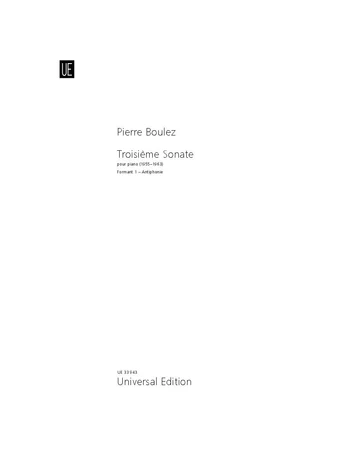 Boulez Sonata No. 3: Formant 1 - Antiphonie