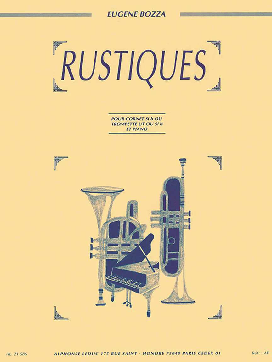 Bozza Rustiques Trompette Ut Ou Sib Et Piano