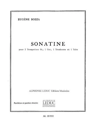 Bozza Sonatina For Two Trumpets, 1 Cornet, 1 Trombone And 1 Tuba