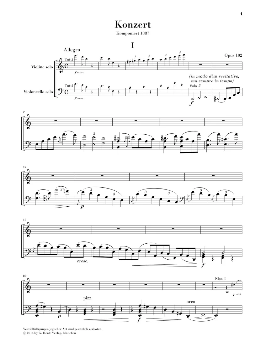 Brahms: Double Concerto in a minor, Op.102 - Image 4