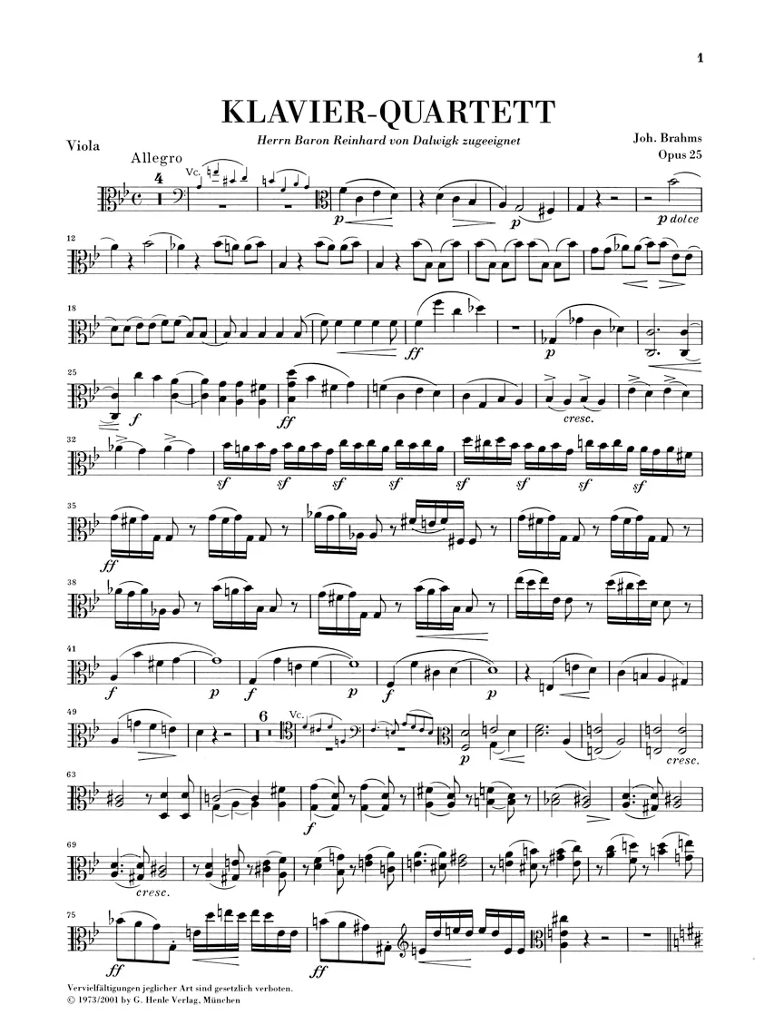 Brahms: Piano Quartet g minor, Op. 25 - Image 4