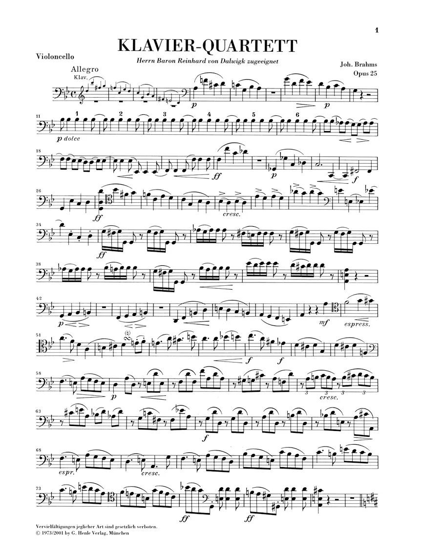 Brahms: Piano Quartet g minor, Op. 25 - Image 5