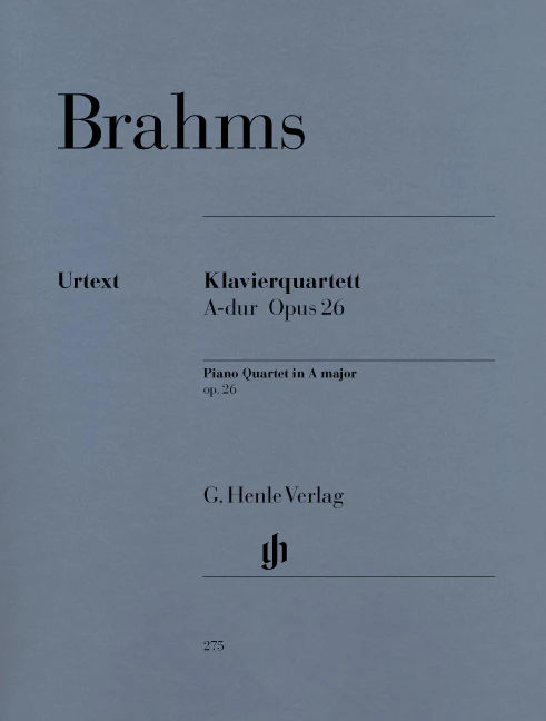 Brahms: Piano Quartet in A major, Op. 26