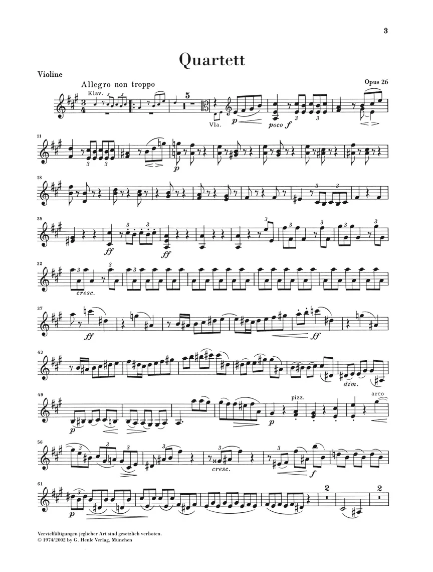 Brahms: Piano Quartet in A major, Op. 26 - Image 3