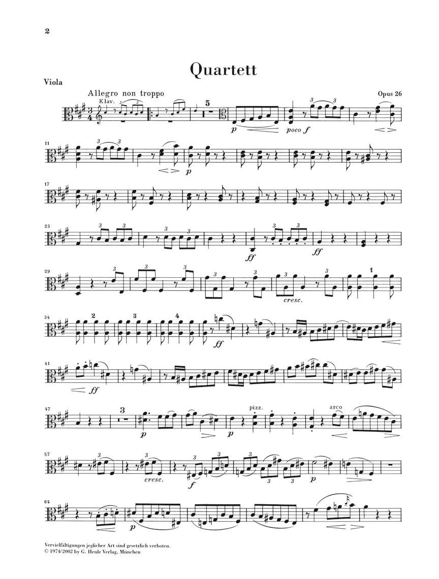 Brahms: Piano Quartet in A major, Op. 26 - Image 4