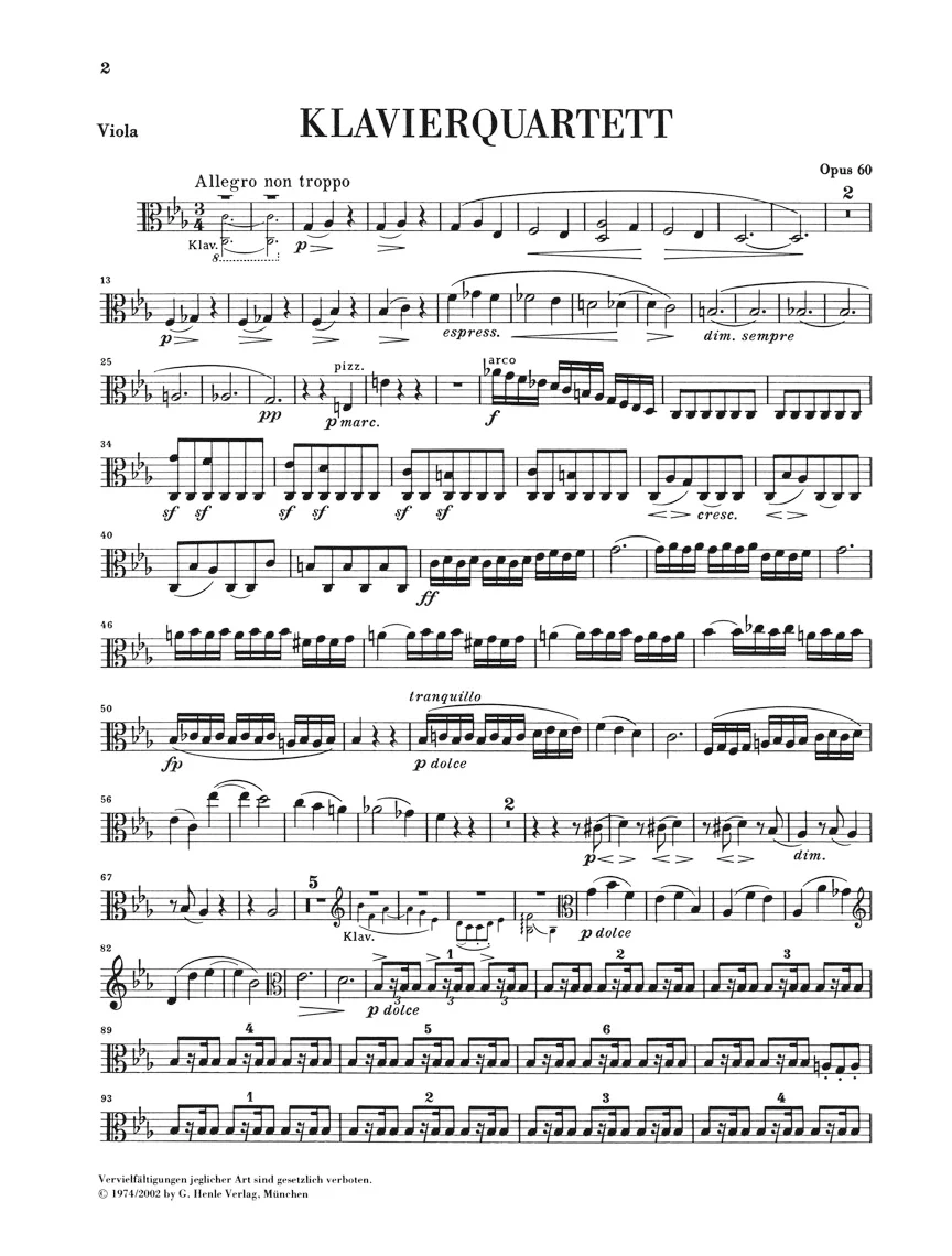Brahms: Piano Quartet in c minor, Op. 60 - Image 6