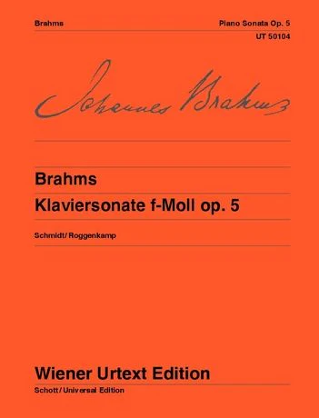 Brahms Piano Sonata in F minor op. 5