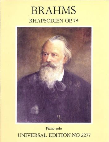 Brahms: 2 Rhapsodies for piano, Op. 79