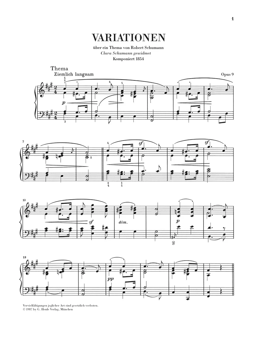 Brahms: Schumann Variations, Op. 9 - Image 2