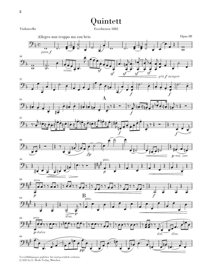 Brahms: String Quintet No. 1 in F major, Op. 88 - Image 4