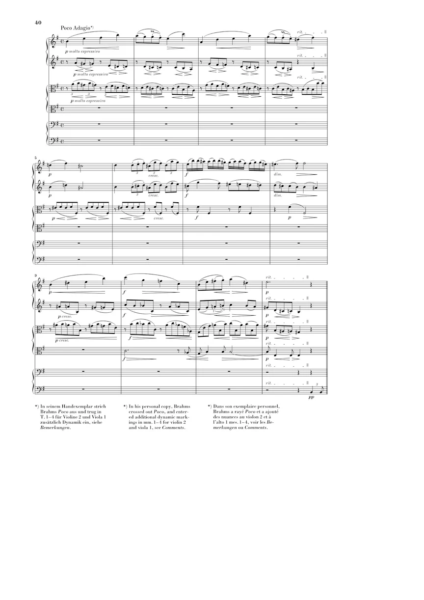 Brahms: String Sextet No. 2 in G major, Op. 36 (Study Score) - Image 4