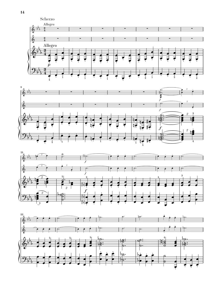 Brahms: Trio in E flat major, Op. 40 - Image 3