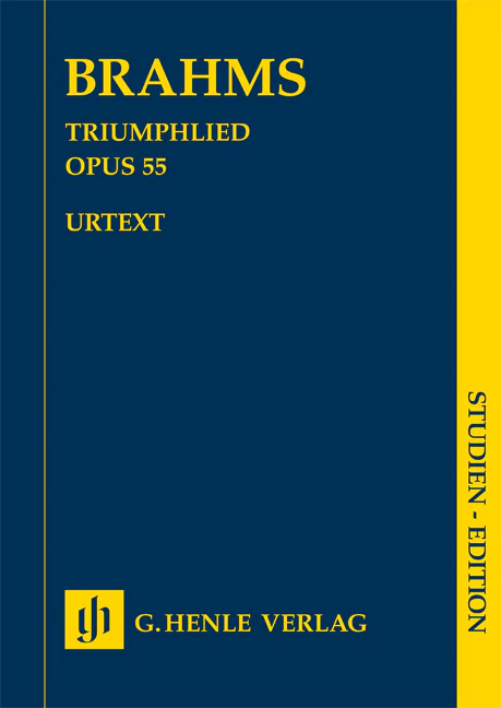 Brahms: Triumphlied, Op. 55 (Study Score)