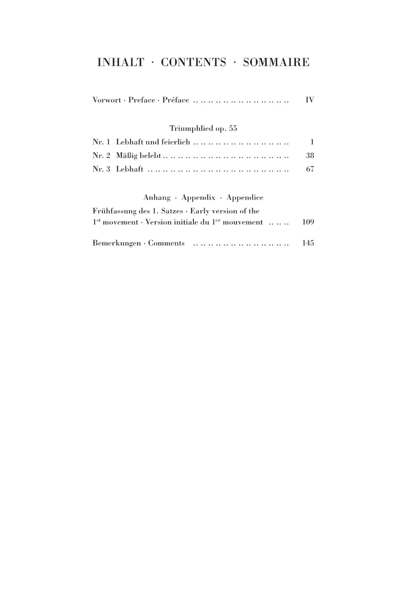 Brahms: Triumphlied, Op. 55 (Study Score) - Image 2
