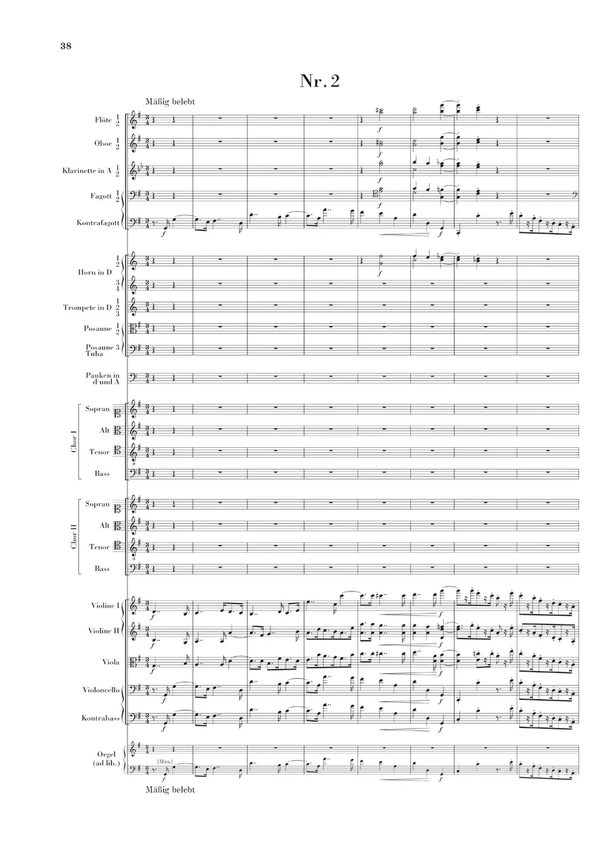 Brahms: Triumphlied, Op. 55 (Study Score) - Image 4