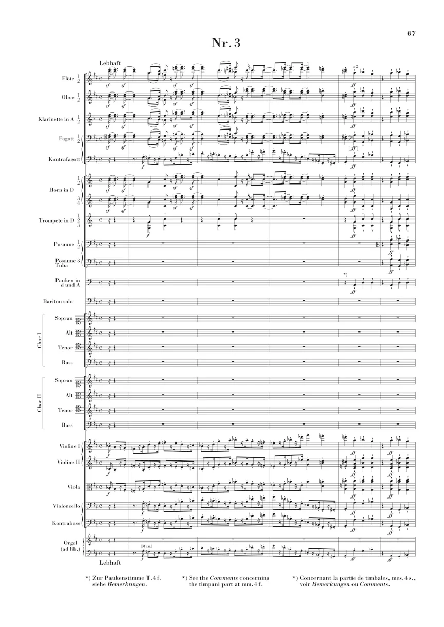 Brahms: Triumphlied, Op. 55 (Study Score) - Image 5