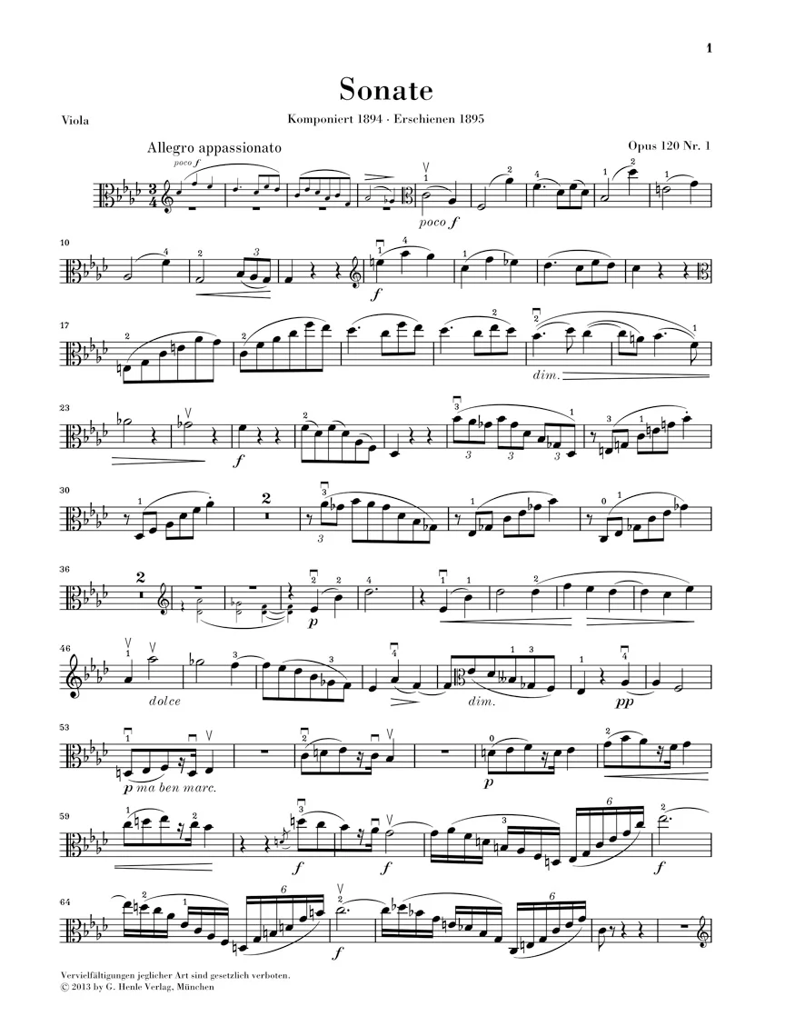 Brahms: Sonatas, Op. 120 for Clarinet and Piano - Image 4