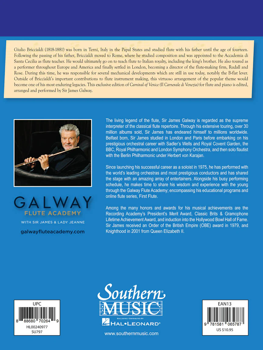Carnival of Venice for Flute and Piano - Image 5