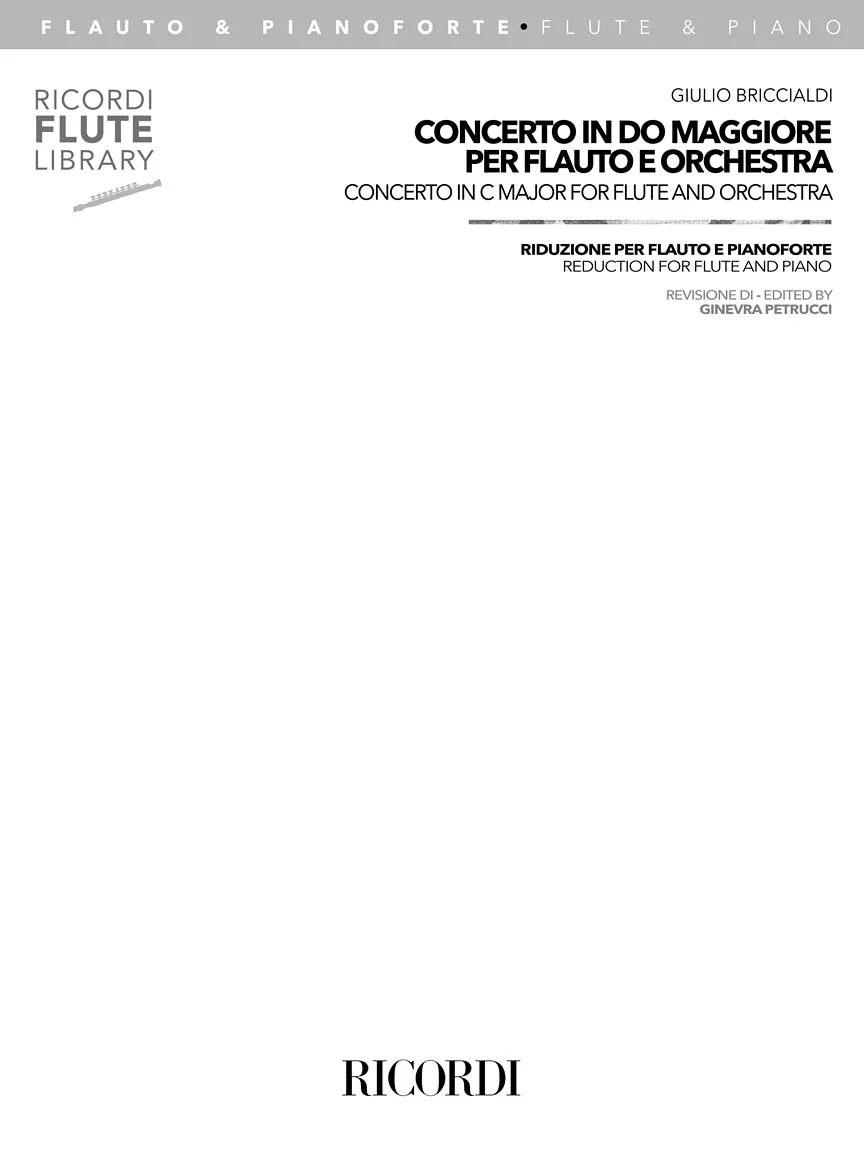 Briccialdi Flute Concerto in C Major with Piano Reduction (From Orchestra) - Image 2