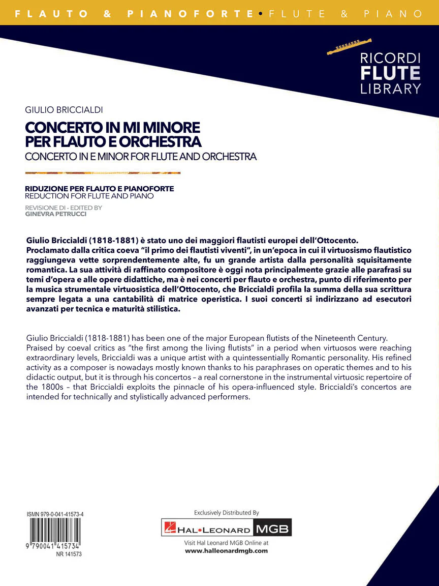 Briccialdi Concerto in E Minor Flute and Piano Reduction (From Orchestra) - Image 6