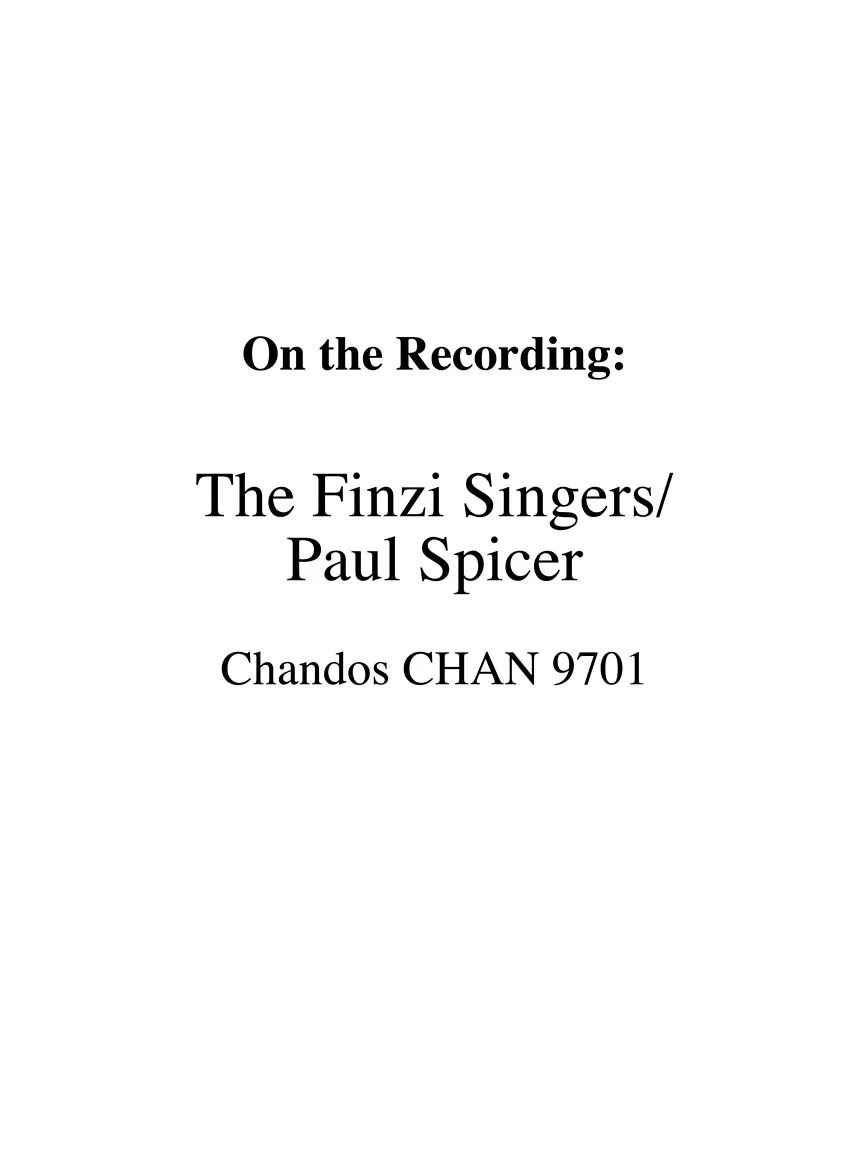 Britten Five Flower Songs, Op. 47 - Image 2