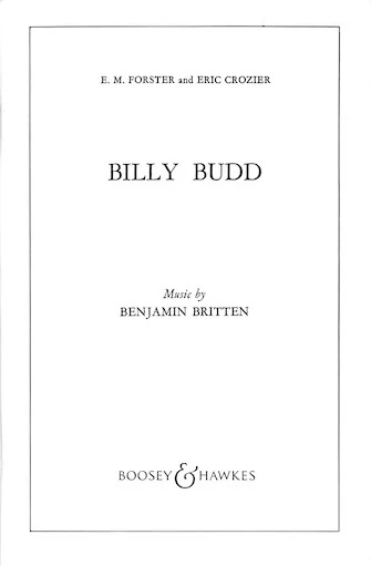 Britten Billy Budd, Op. 50 - Libretto