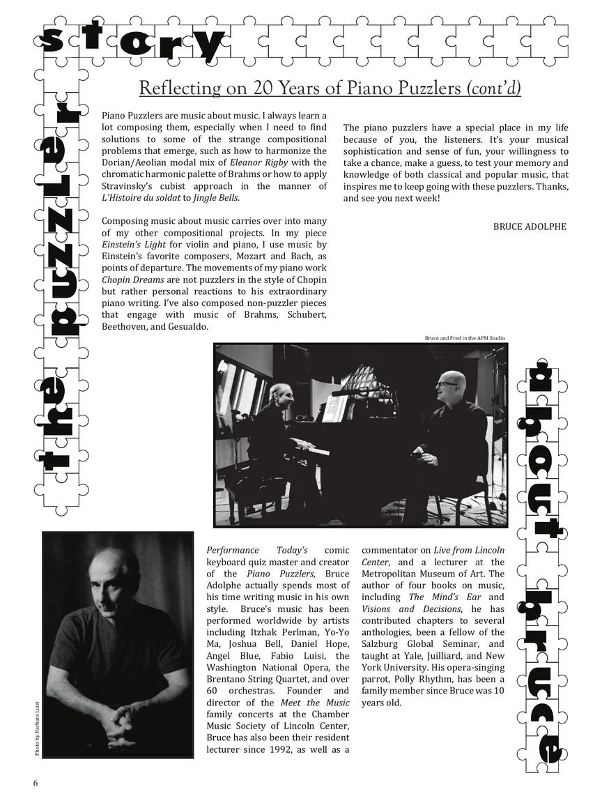Bruce Adolphe's Piano Puzzlers – 20th Anniversary Edition - Image 6
