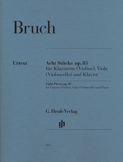 Bruch: Eight Pieces, Op. 83