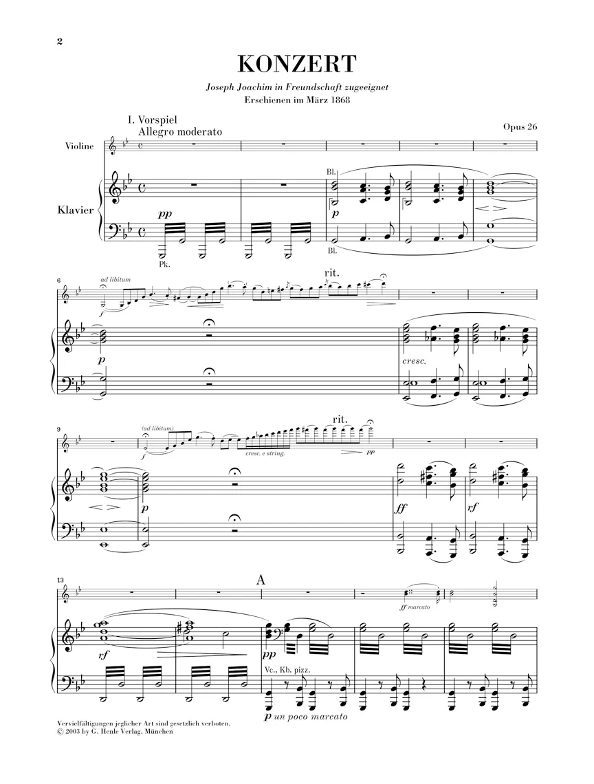 Bruch: Violin Concerto in g minor, Op. 26 - Image 2