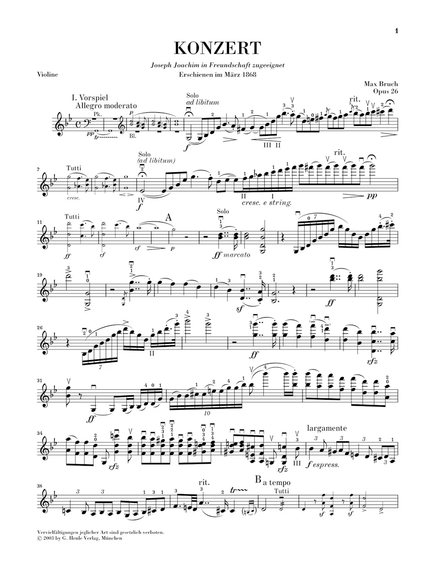 Bruch: Violin Concerto in g minor, Op. 26 - Image 4
