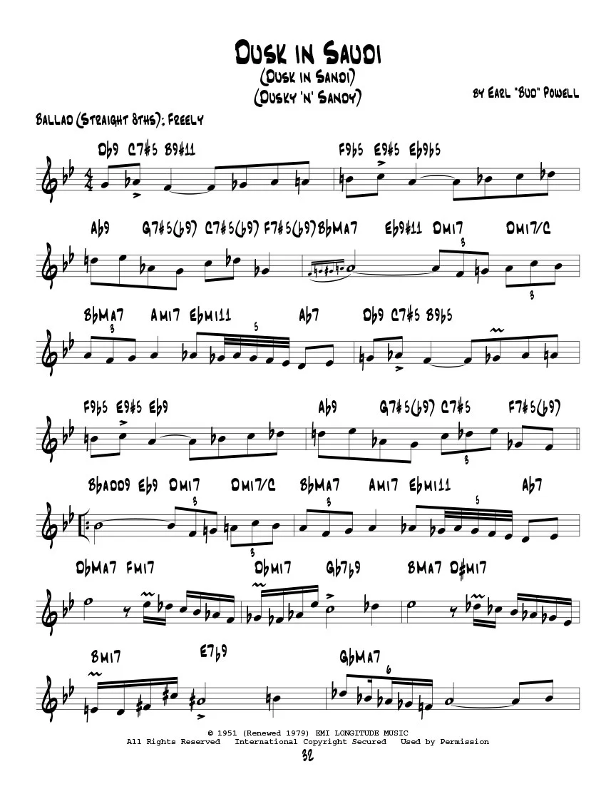 Powell Bud Powell Real Book C Instruments - Image 4