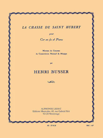Busser Hunting Saint Hubert