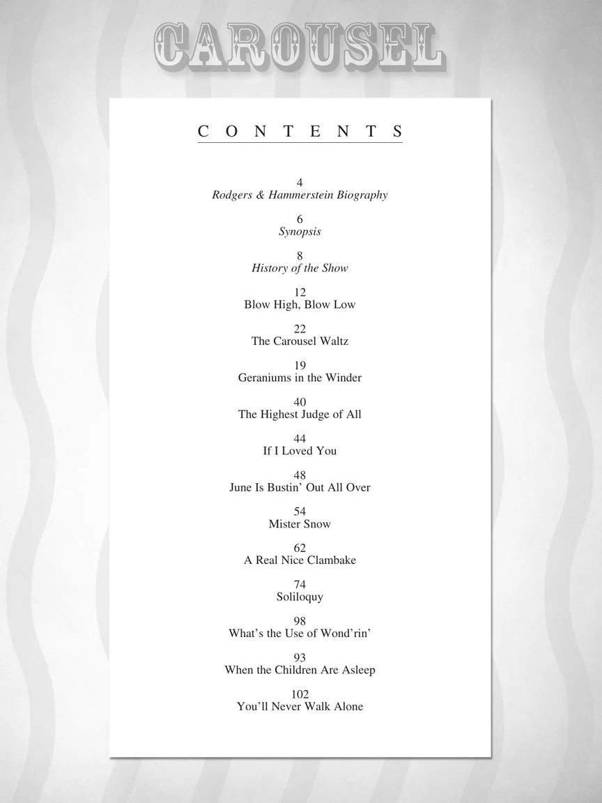 Carousel - Vocal Selections - Image 2