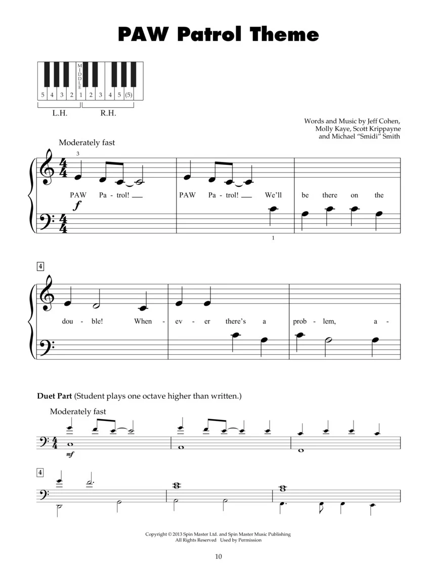 Cartoon Fun - Five-Finger Piano - Image 5