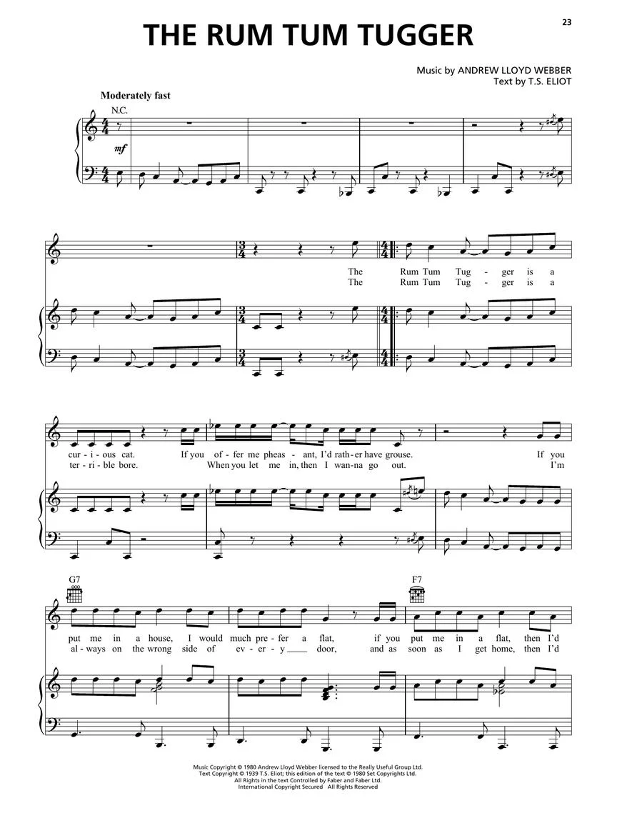 Cats - Movie Piano/Vocal Selections - Image 5