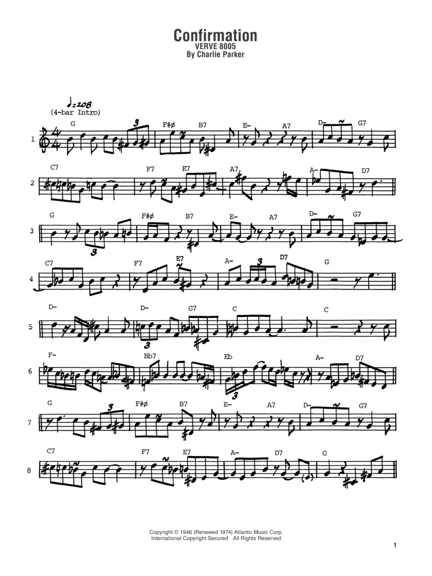 Parker, Charlie - Omnibook - Volume 1 with Backing Tracks - Image 5