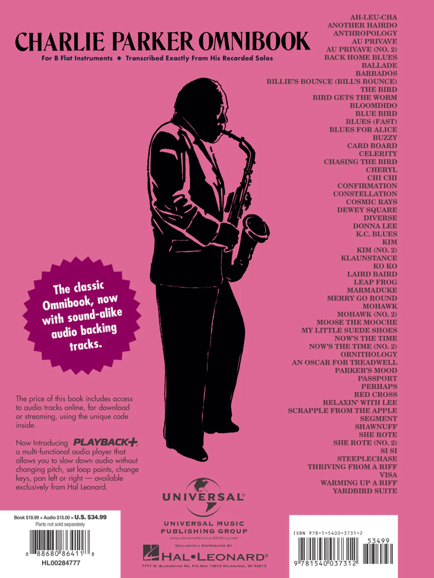 Parker, Charlie - Omnibook - Volume 1 with Backing Tracks - Image 9