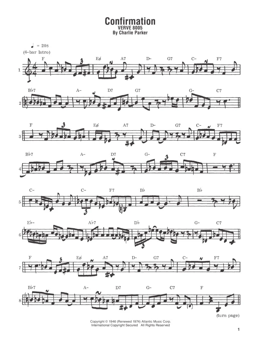 Parker- Charlie Parker - Omnibook - Volume 1 C Instruments - Image 5