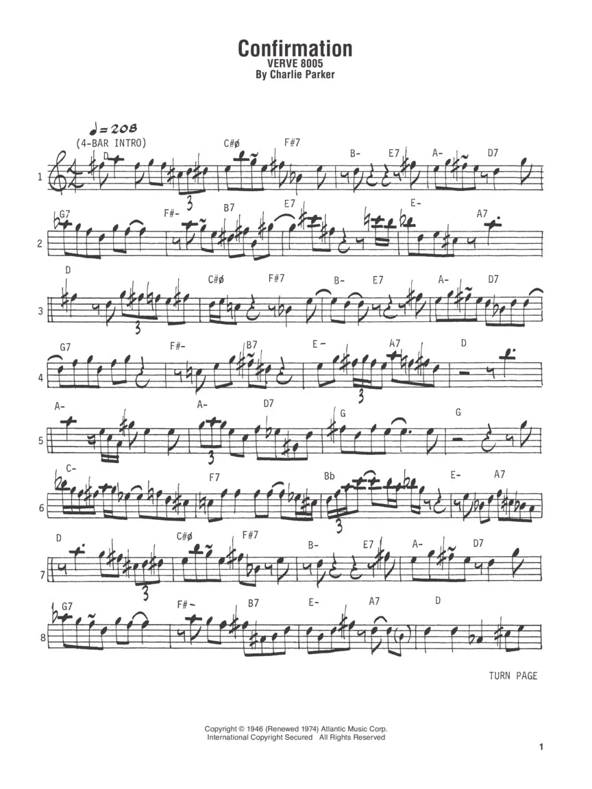 Parker, Charlie - Omnibook - Volume 1 with Backing Tracks - Image 5