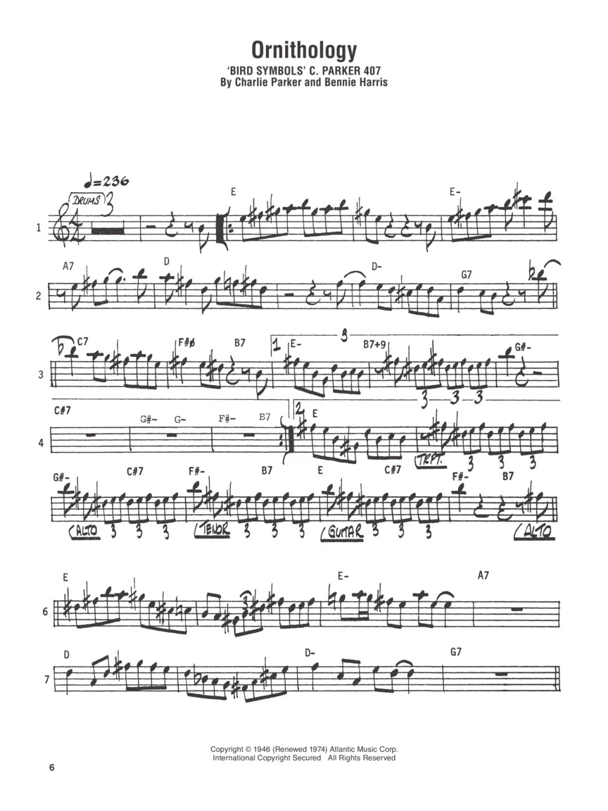 Parker, Charlie - Omnibook - Volume 1 with Backing Tracks - Image 7