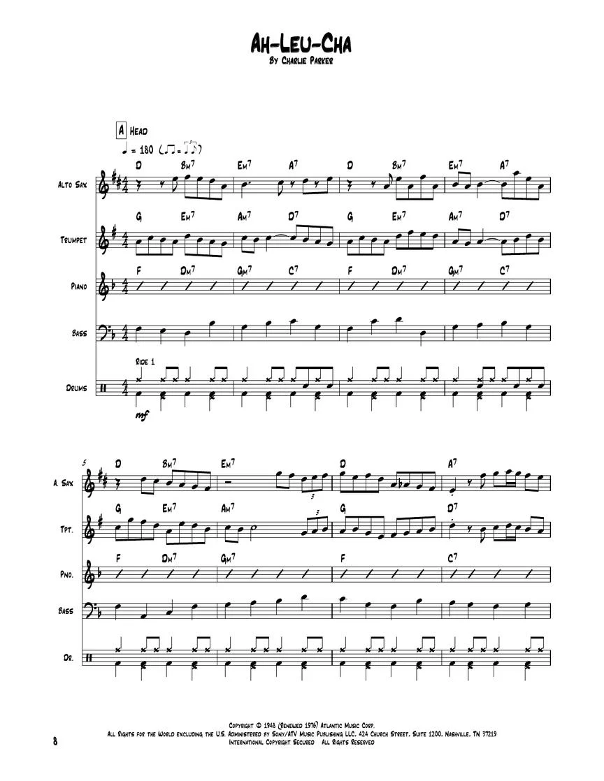 Charlie Parker – The Complete Scores - Image 8