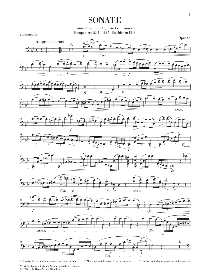 Chopin: Sonata for Piano an Cello in g minor, Op. 65 - Image 3