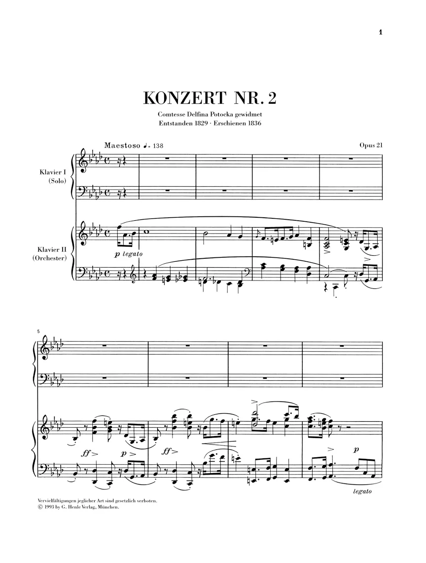 Chopin: Piano Concerto No. 2 in f minor, Op. 21 - Image 2