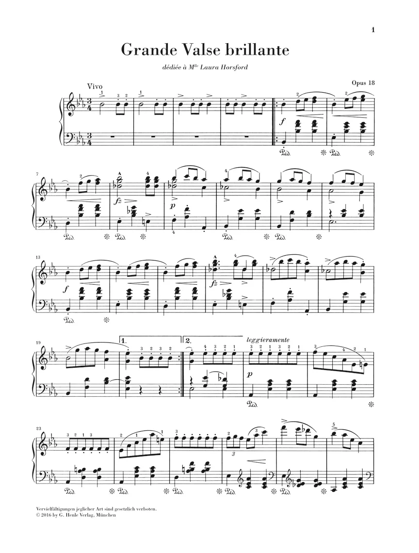 Chopin: Grande Valse brillante in E flat major, Op. 18 - Image 2