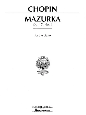 Chopin Mazurka Op. 17 No. 4 in A Minor Piano Solo