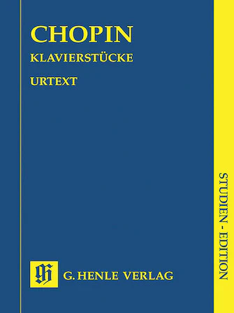 Chopin: Piano Pieces (Study Score)